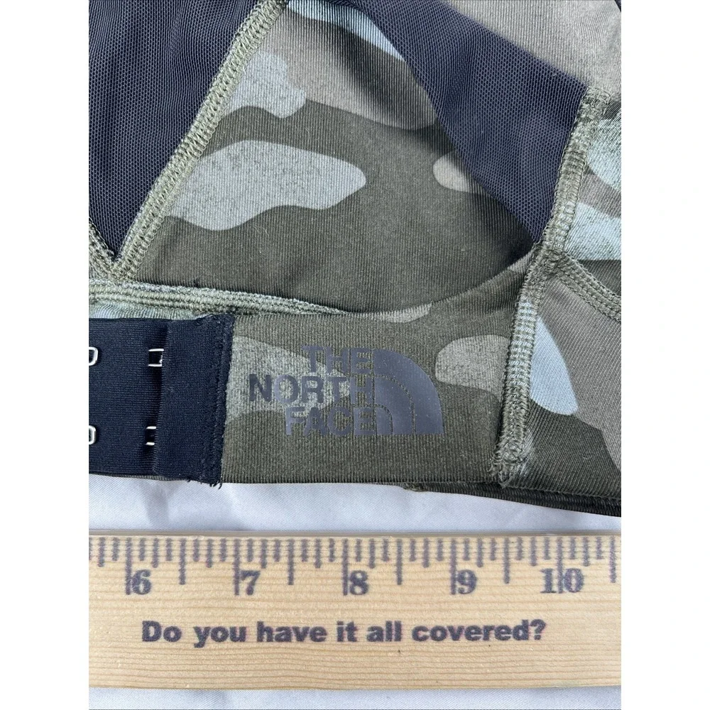 Small North Face‎ Women's Olive Green And Black Cam Movement Sports Bra Size XS